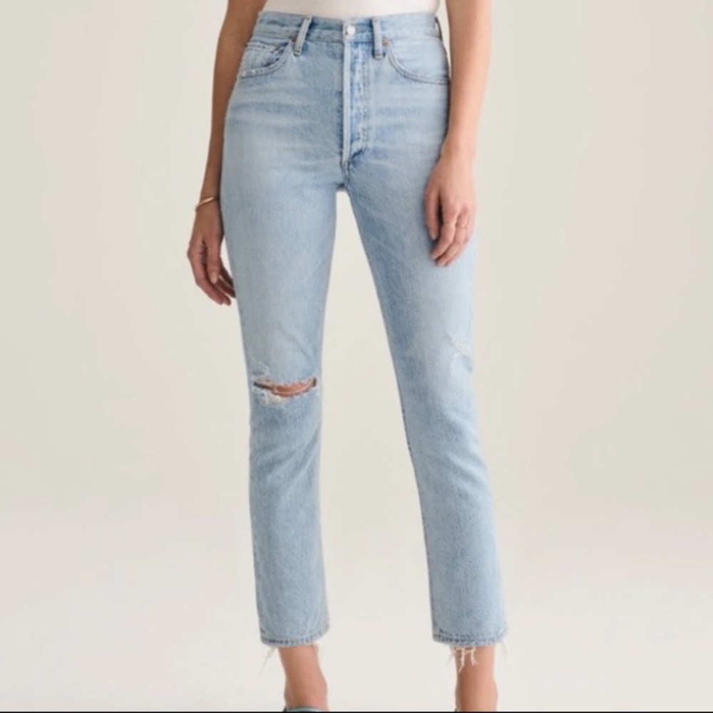 Agolde Riley High Rise straight crop size 25